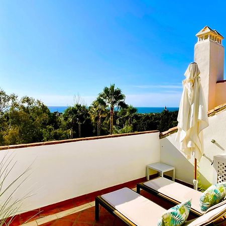 Luxury Penthouse With Sea Views In Marbella Golden Mile, Puente Romano Area 외부 사진