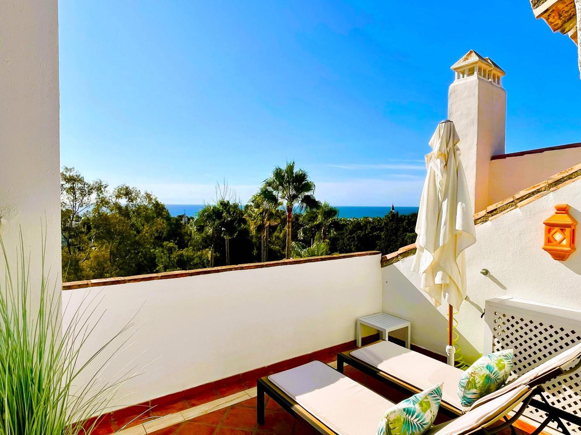 Luxury Penthouse With Sea Views In Marbella Golden Mile, Puente Romano Area 외부 사진